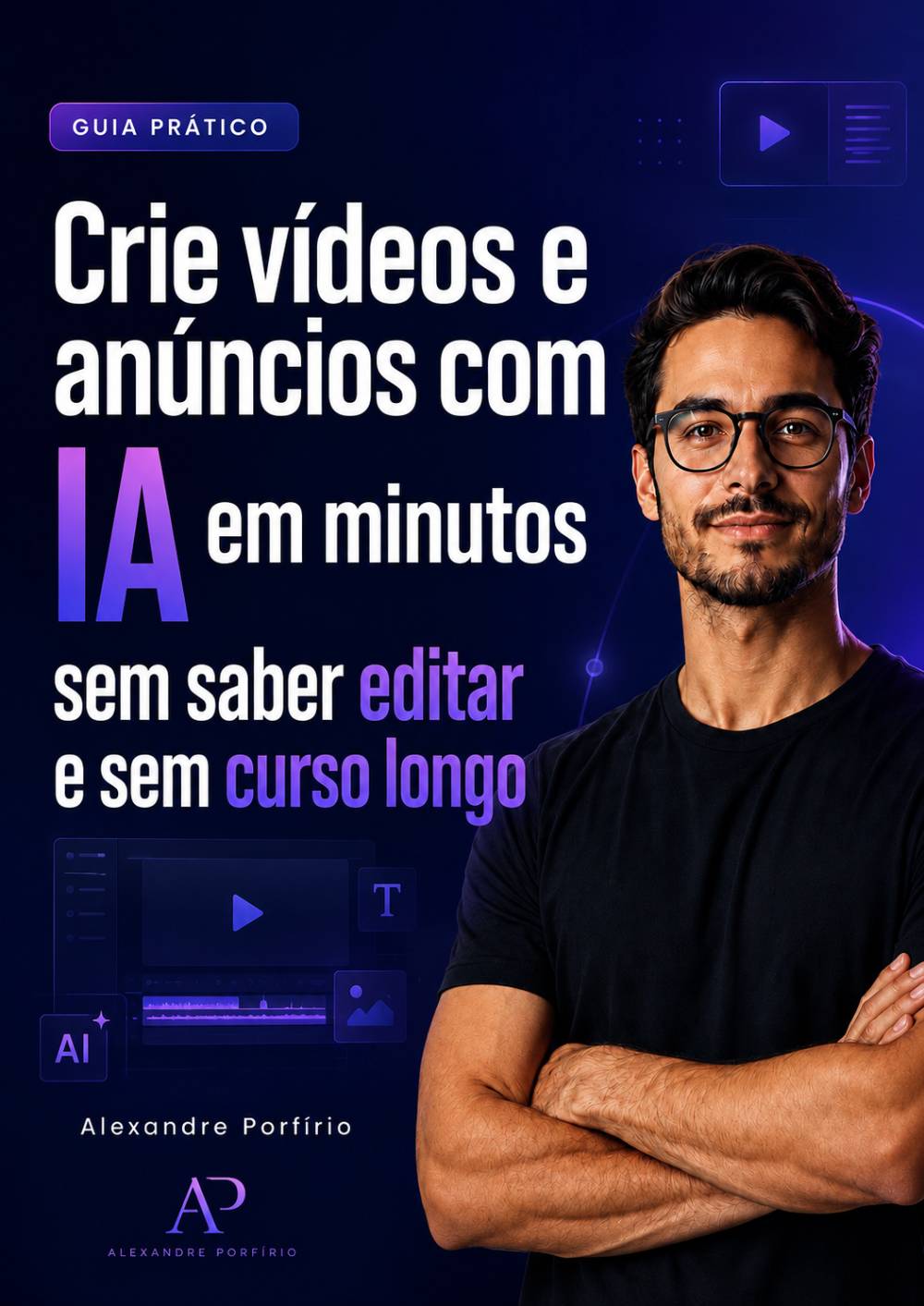 Crie vídeos e anúncios com IA em minutos