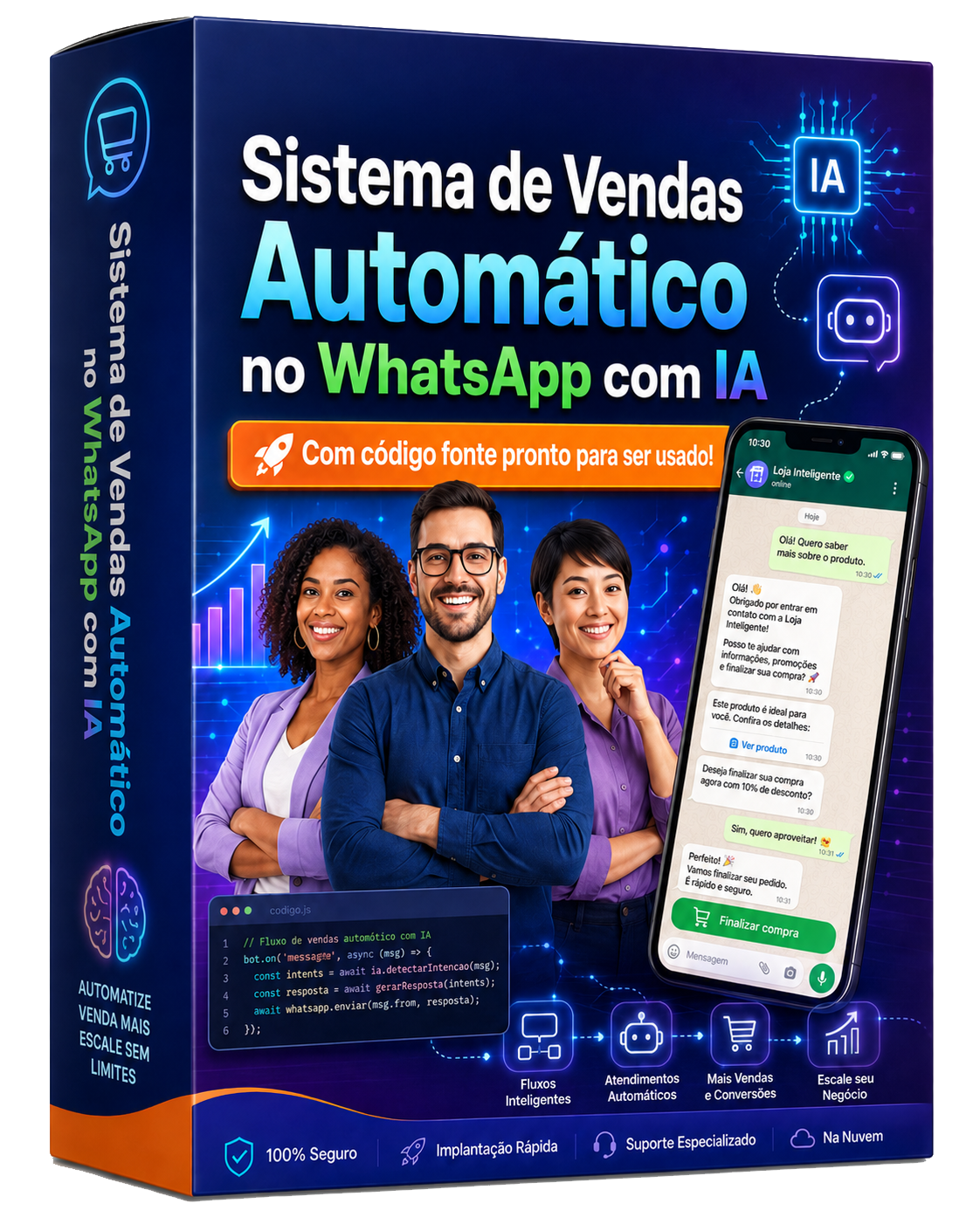 Sistema de Vendas Automático no WhatsApp com IA
