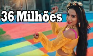 Novo clipe da Anitta viraliza e atinge mais 36 milhões de acessos em menos de um mês