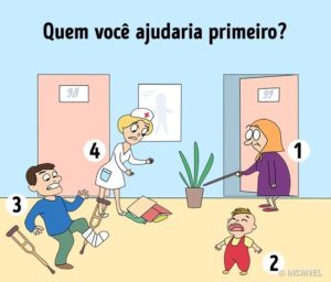 TESTE: Quem você ajudaria primeiro?