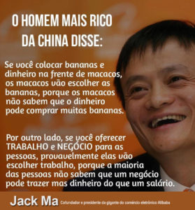 Certa vez o homem mais rico da Chinha disse…
