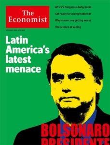 Para o Economist, Bolsonaro é a mais nova ameça para América Latina