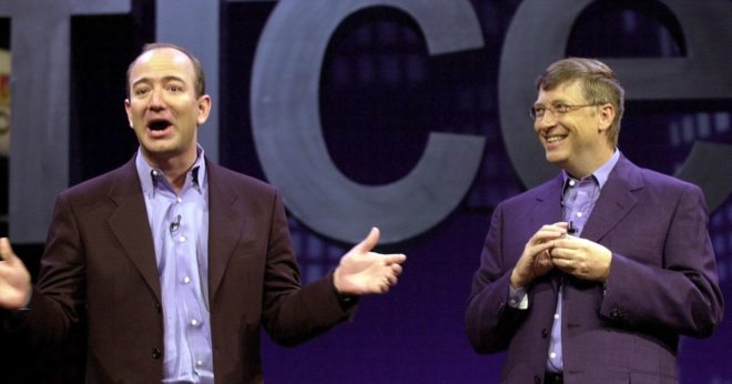 Gates se une a Bezos e agora há duas pessoas com mais de US$ 100 bilhões no mundo