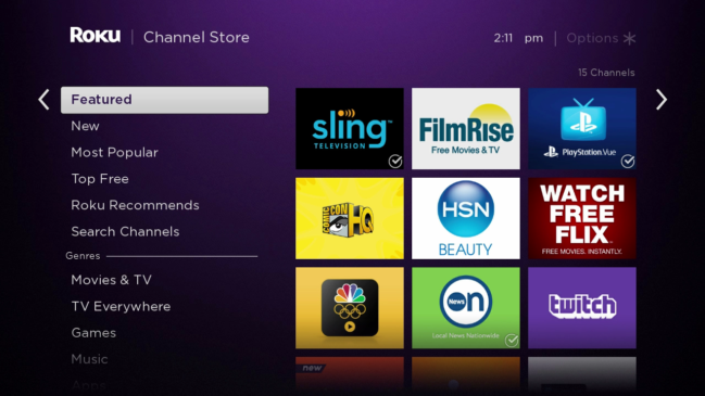 Criar app para ROKU TV