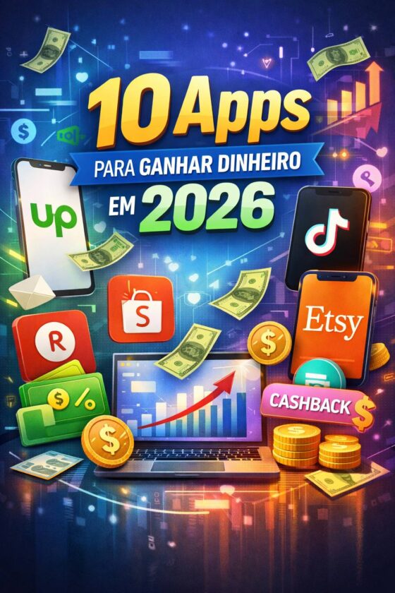 10 Aplicativos para Ganhar Dinheiro em 2026