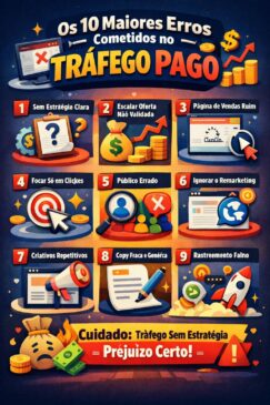 Os 10 Maiores Erros Cometidos no Tráfego Pago (Como Evitar Prejuízo)