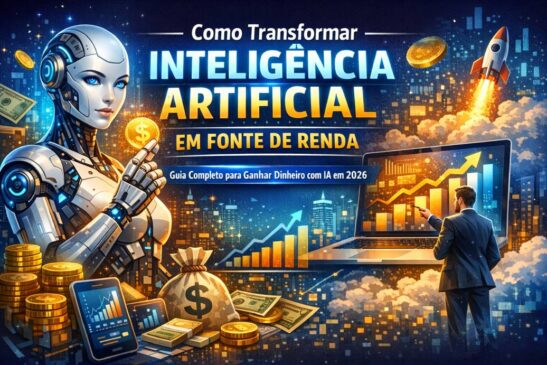 Como Transformar Inteligência Artificial em Fonte de Renda: Guia Completo para Ganhar Dinheiro com IA em 2026