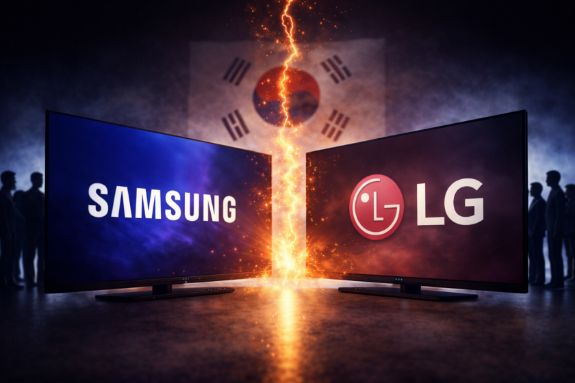 A histórica rivalidade entre Samsung e LG
