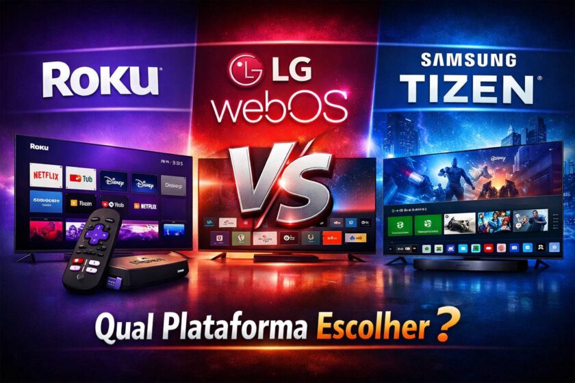 Roku vs LG webOS vs Samsung Tizen — Qual Plataforma Escolher?