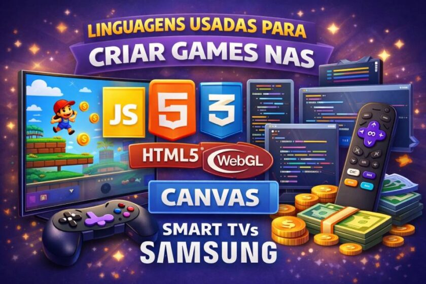 Linguagens usar para criar jgod em Smart TVs Samsung