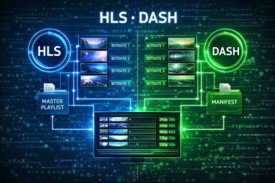 Como Funciona o Streaming de Vídeo (HLS, DASH e Bitrate Adaptativo)