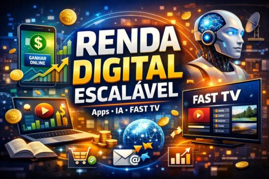 Como Criar Renda Digital Escalável: Do App Simples aos Modelos com IA e FAST TV