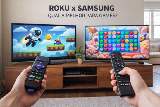 Roku vs Samsung Tizen: qual é melhor para games de TV?
