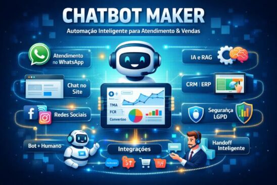 Chatbot Maker Tecnologia da Informação: guia profissional para escolher, implementar e escalar atendimento com IA (WhatsApp, Site e Redes)