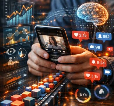 Como as Plataformas usam Dados para Maximizar Atenção