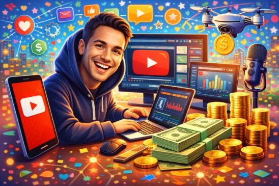 Como Ganhar Dinheiro com YouTube Sem Aparecer