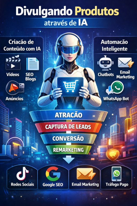 Como e Onde Divulgar Seus Produtos Utilizando IA