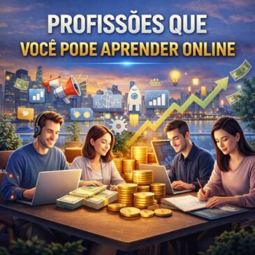 Profissões que Você Pode Aprender Online e Ganhar Dinheiro Rápido