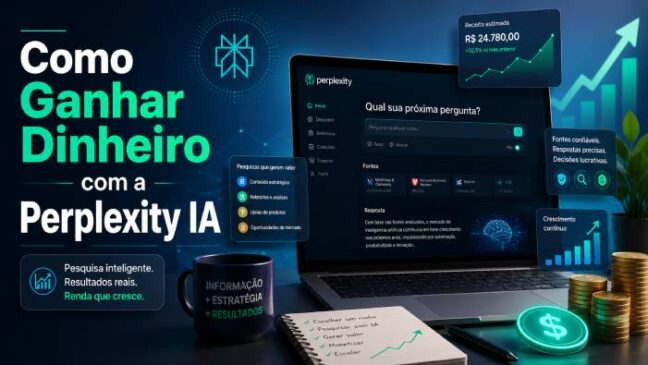 Como Ganhar Dinheiro com a Perplexity IA? Guia Completo, Realista e Profissional