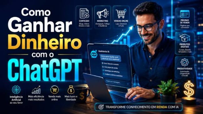 Como Ganhar Dinheiro com o ChatGPT? Guia Profissional, Completo e Realista