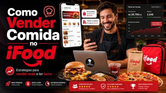 Como Vender Comida no iFood e Ter Lucro: Guia Profissional Para Começar e Crescer no Delivery