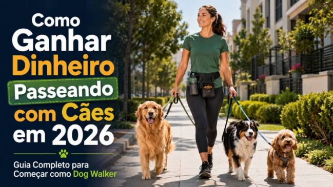 Como Ganhar Dinheiro Passeando com Cães em 2026: Guia Completo para Começar como Dog Walker