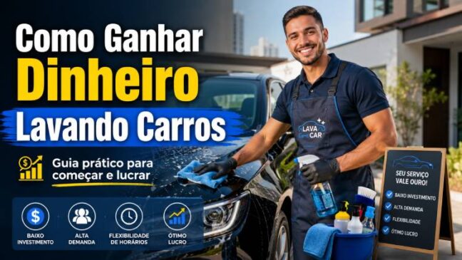 Como Ganhar Dinheiro Lavando Carros em Condomínios: Guia Completo para Começar, Conseguir Clientes e Criar Renda Recorrente