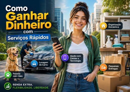 Como Ganhar Dinheiro com Serviços Rápidos: Guia Completo para Começar com Pouco Dinheiro e Criar Renda Extra
