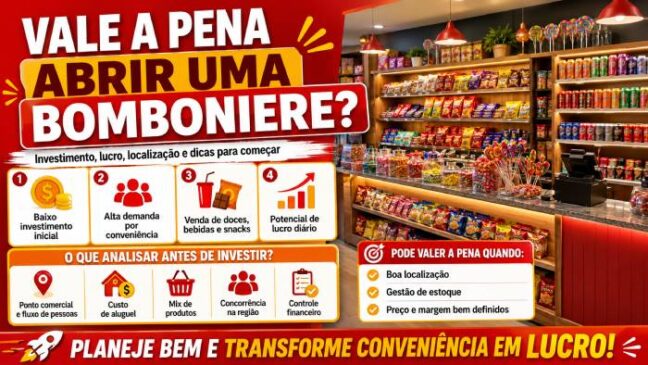 Vale a Pena Abrir uma Bomboniere? Guia Completo Para Investir, Lucrar e Evitar Erros