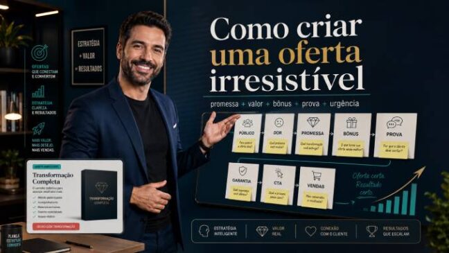 Como Criar uma Oferta Irresistível: o método para transformar atenção em desejo e desejo em venda