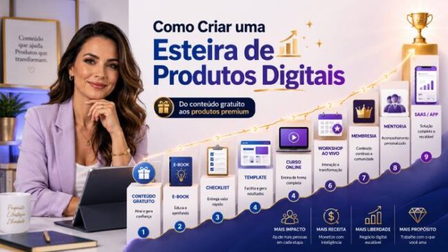 A Máquina do Silêncio: Como Criar uma Esteira de Produtos Digitais que Vende Enquanto Você Dorme