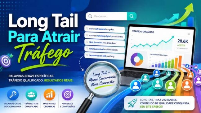 Como Usar SEO Long Tail Para Atrair Tráfego Todos os Dias: Comoa Dominar Palavras-Chave de Cauda Longa e Multiplicar Seu Tráfego Orgânico