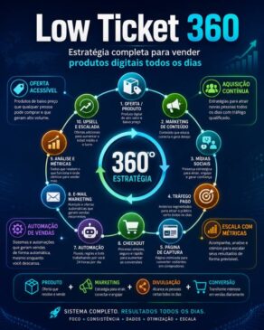 Low Ticket 360: a estratégia de marketing e divulgação para vender produtos digitais todos os dias