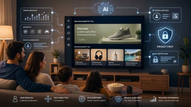 Publicidade personalizada em Smart TVs: como funciona e quais são os riscos