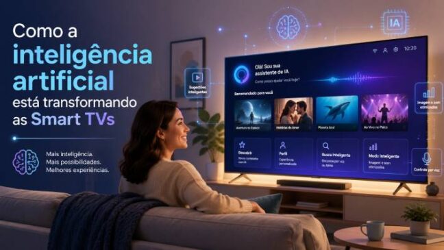 Como a inteligência artificial está transformando as Smart TVs