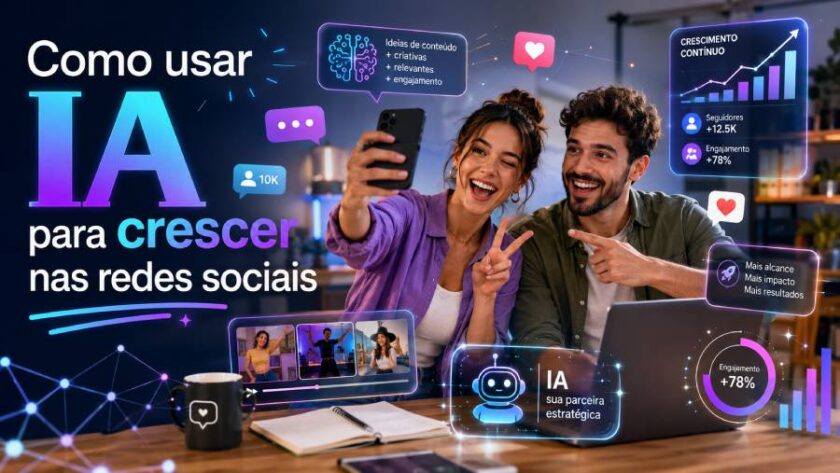 Aprenda como usar inteligência artificial para crescer nas redes sociais.