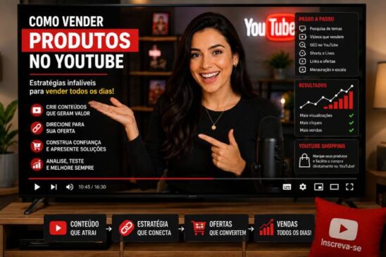 Como vender produtos no YouTube: estratégias consistentes para vender todos os dias