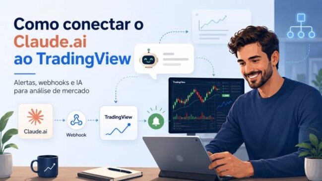 Como conectar o Claude.ai ao TradingView: guia completo com alertas, webhooks, API e MCP