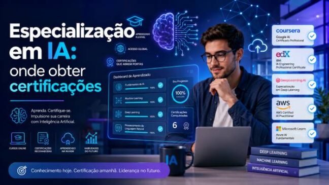 Especialização em IA: onde obter certificações e como escolher a formação certa