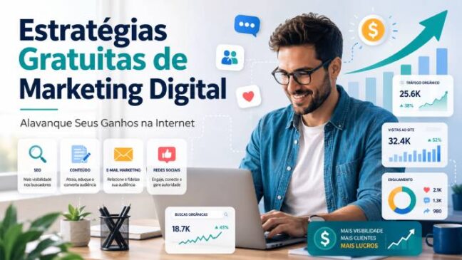 Estratégias Gratuitas de Marketing Digital: Alavanque Seus Ganhos na Internet