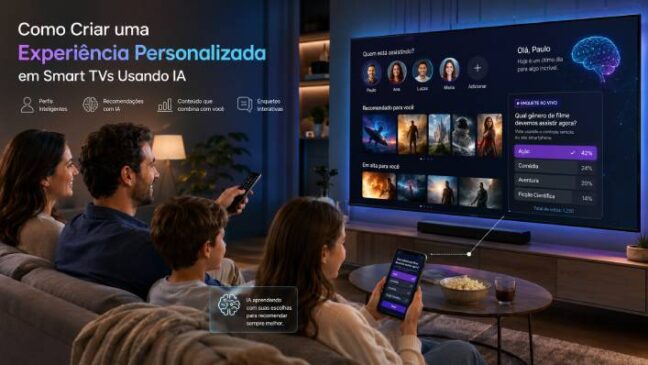 Como Criar uma Experiência Personalizada em Smart TVs Usando IA