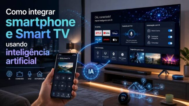 Como integrar smartphone e Smart TV usando inteligência artificial