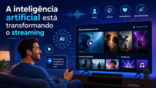 Inteligência Artificial e Streaming: O que muda para o usuário