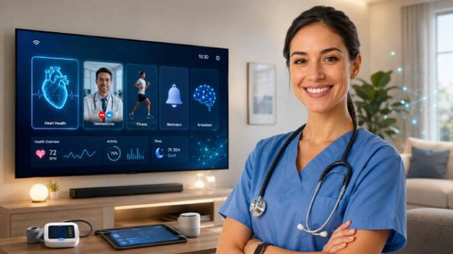 Como a inteligência artificial nas Smart TVs pode transformar o cuidado com a saúde