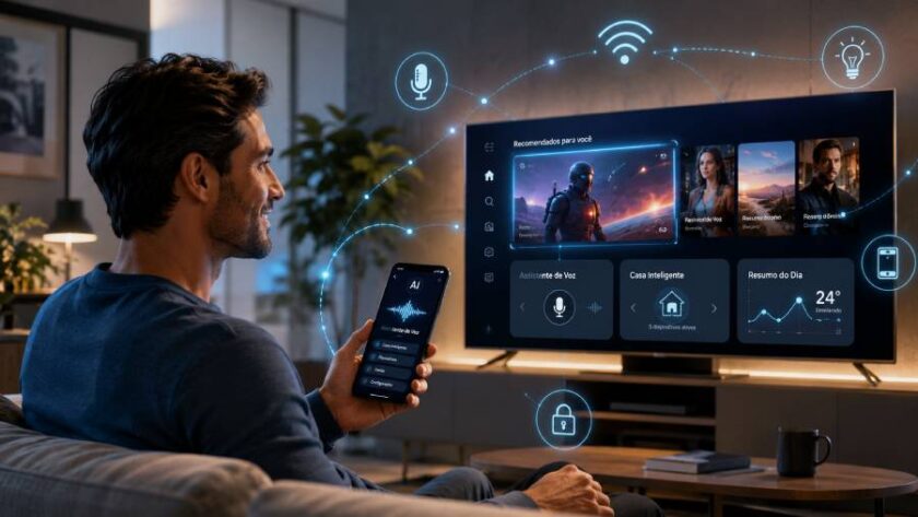 Entenda como a inteligência artificial está transformando smartphones e Smart TVs.