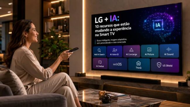 LG + IA: 10 recursos que estão mudando a experiência na Smart TV