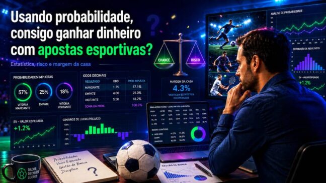 Usando probabilidade, consigo ganhar dinheiro com apostas esportivas (Bets)?