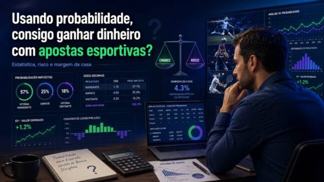 Usando probabilidade, consigo ganhar dinheiro com apostas esportivas (Bets)?