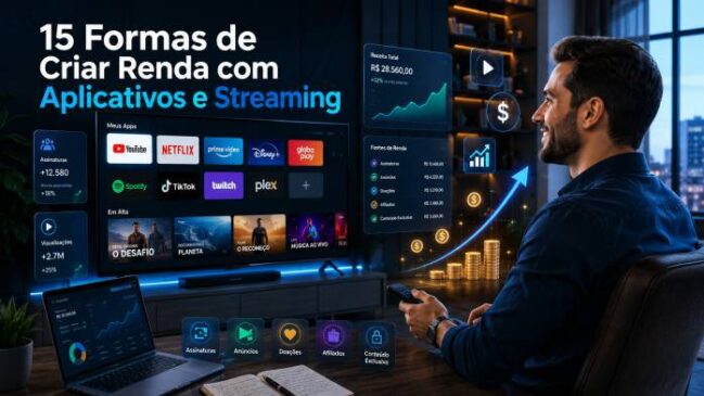 Smart TVs e IA: 15 Formas de Criar Renda com Aplicativos e Streaming