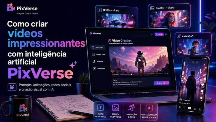 Aprenda como criar vídeos impressionantes com o PixVerse.
